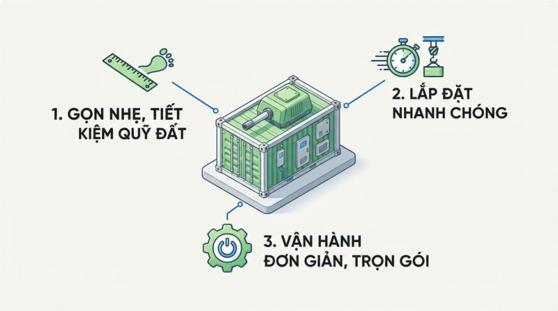 Module xử lý nước thải cho phòng khám, nhà hàng, khách sạn module xu ly nuoc thai quy mo nho 0000 3