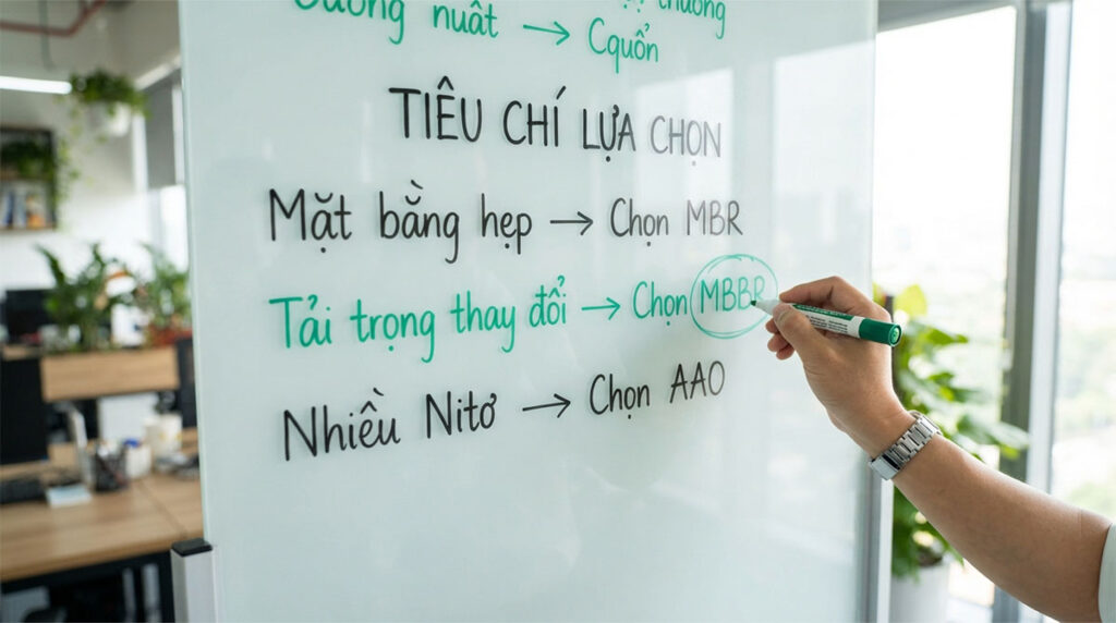 So sánh công nghệ AAO, SBR, MBBR, MBR nên chọn loại nào so sanh cong nghe xu ly nuoc thai 0000 3