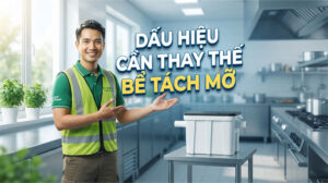 Dấu hiệu cần thay thế hoặc nâng cấp bể tách dầu mỡ