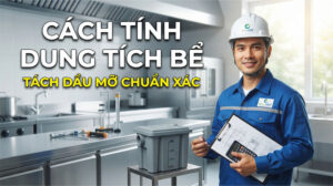 Cách tính dung tích bể tách dầu mỡ theo lưu lượng nước thải