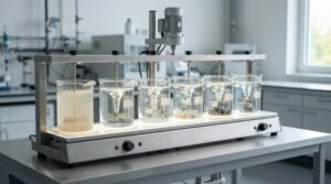 Jar test xác định liều hóa chất keo tụ: các bước thực hiện
